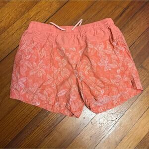 Columbia Shorts Sandy River Pink floral Pockets Drawstring Camp Trail 4" Women